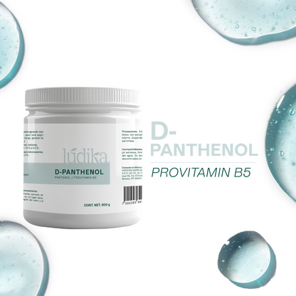D – Pantenol (Pro-Vitamina B5) | Facial, Corporal, Capilar | Hidratante, Calmante y Cicatrizante