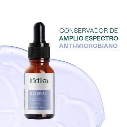 Dermat | Conservador Líquido de Amplio Espectro y Baja Sensibilización para Cosméticos