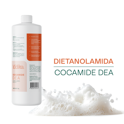 Dietanolamida (Cocamide DEA) | Potenciador de Espuma, Espesante y Acondicionador para Cosméticos