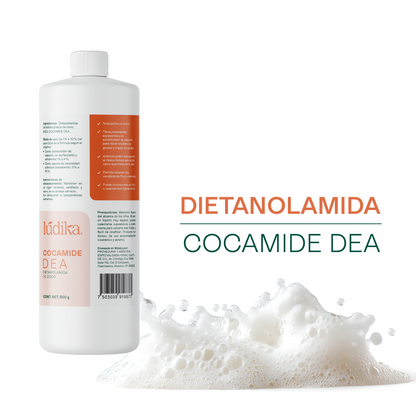Dietanolamida (Cocamide DEA) | Potenciador de Espuma, Espesante y Acondicionador para Cosméticos