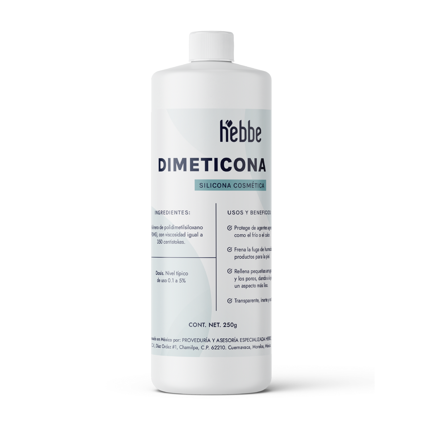 Dimeticona | Corporal y Capilar | Agente Sensorial, Emoliente y Filmógeno