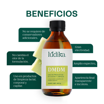 DMDM | Conservador Económico de Amplio Espectro para productos enjuagables o de limpieza