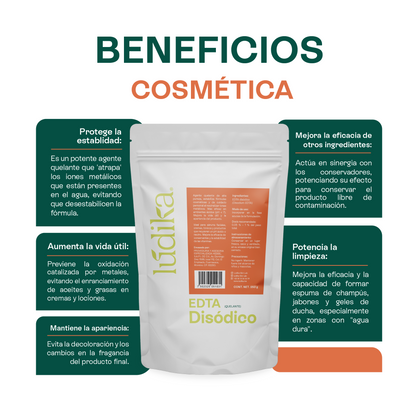 EDTA Disódico | Uso Serum, Tónicos Brumas | El Guardián de tus Fórmulas con pH Neutro y Ácido