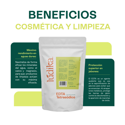 EDTA Tetrasódico | Uso en productos de limpieza |Estabilizador y Potenciador en Jabones y Limpiadores