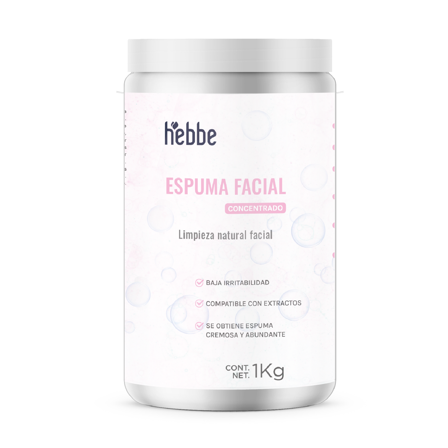 Espuma Facial | Base Concentrada para Limpieza Suave y Profunda con Acondicionamiento