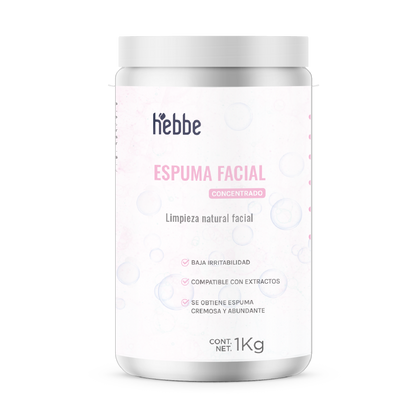 Espuma Facial | Base Concentrada para Limpieza Suave y Profunda con Acondicionamiento