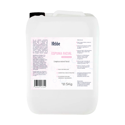 Espuma Facial | Base Concentrada para Limpieza Suave y Profunda con Acondicionamiento
