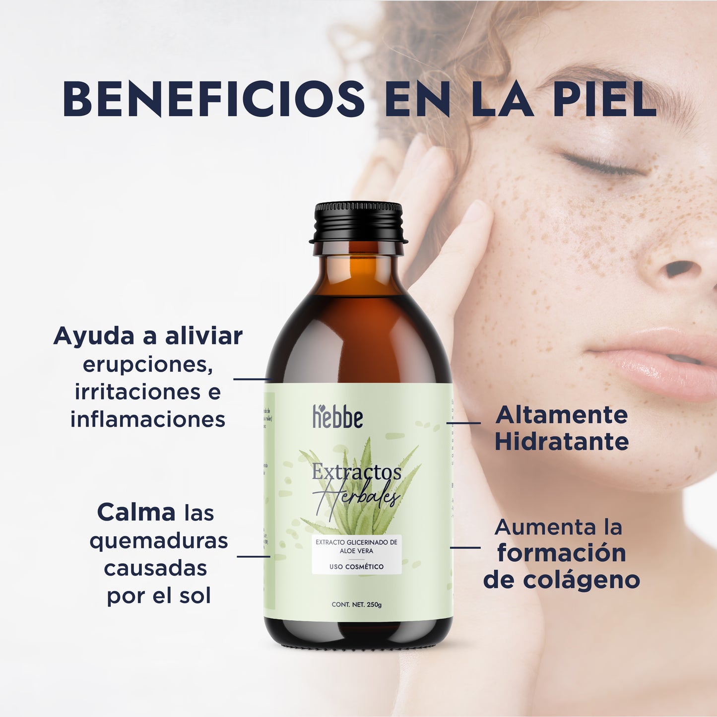 Extracto Glicólico de Aloe Vera | Facial, Corporal y Capilar | Activo Hidratante, Calmante y Reparador de la Piel