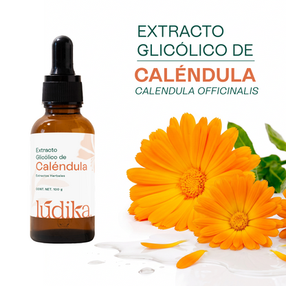 Extracto Glicólico de Caléndula | Facial, Corporal y Capilar | Activo Calmante, Reparador y Anti-Irritante