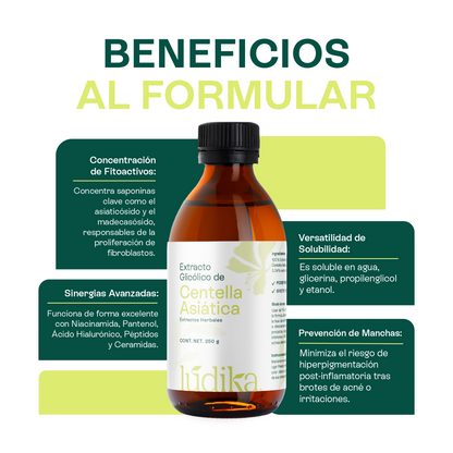 Extracto de Centella Asiática | Facial, Corporal y Capilar | Reparador, Regenerador y Calmante