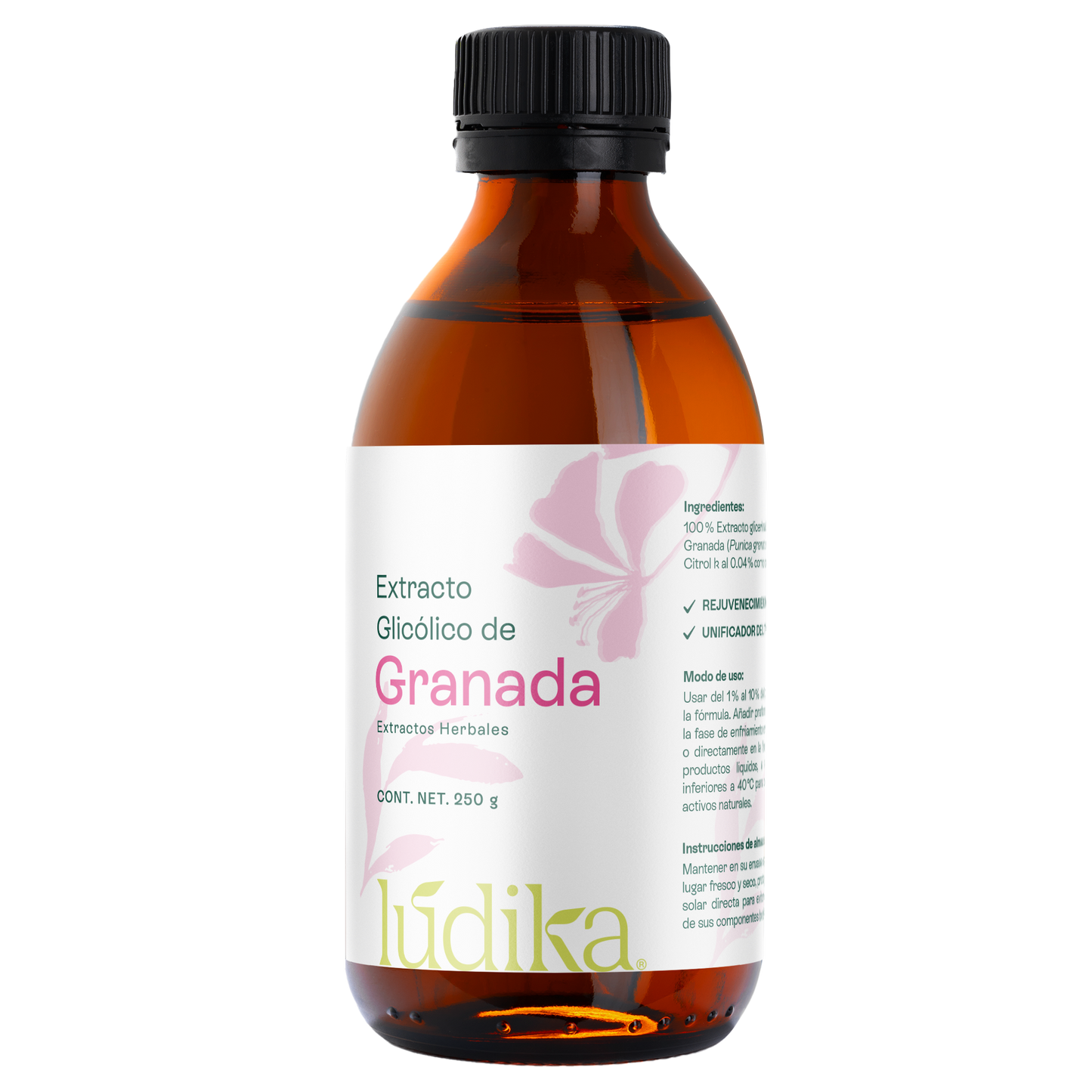 Extracto Glicólico de Granada | Facial, Corporal y Capilar | Activo Antioxidante, Antienvejecimiento e Iluminador