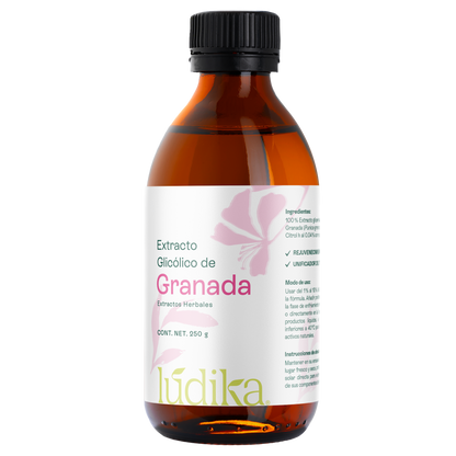 Extracto Glicólico de Granada | Facial, Corporal y Capilar | Activo Antioxidante, Antienvejecimiento e Iluminador