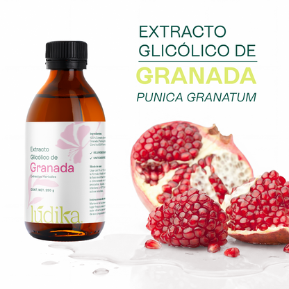 Extracto Glicólico de Granada | Facial, Corporal y Capilar | Activo Antioxidante, Antienvejecimiento e Iluminador
