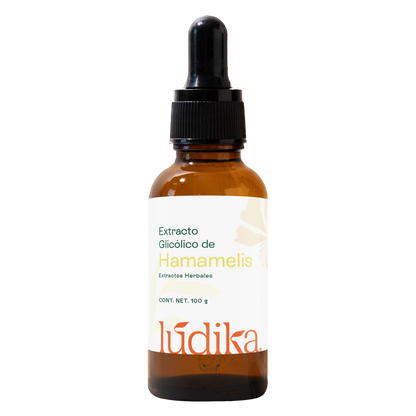 Extracto Glicólico de Hamamelis | Facial, Corporal y Capilar | Activo Astringente, Purificante y Vasoconstrictor