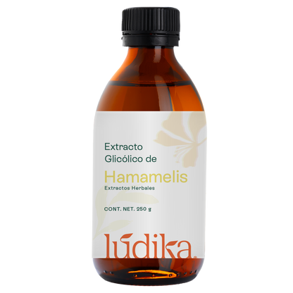 Extracto Glicólico de Hamamelis | Facial, Corporal y Capilar | Activo Astringente, Purificante y Vasoconstrictor