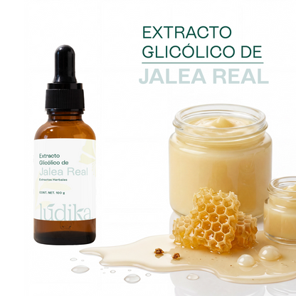 Extracto Glicólico de Jalea Real | Facial, Corporal y Capilar | Activo Revitalizante y Regenerador Antiedad