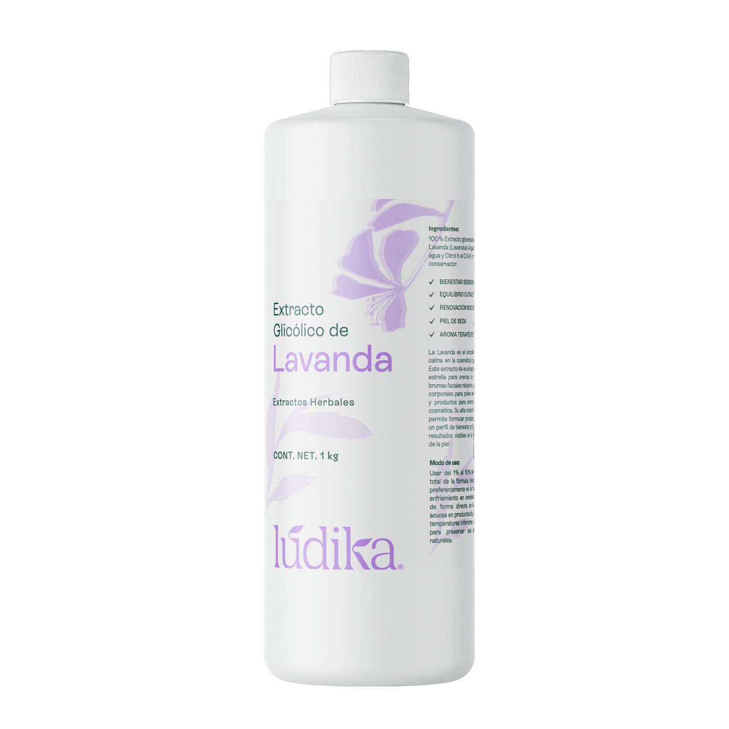 Extracto Glicólico de Lavanda | Facial, Corporal y Capilar | Activo Calmante, Purificante y Equilibrante