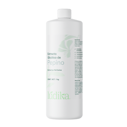 Extracto Glicólico de Pepino | Facial, Corporal y Capilar | Activo Hidratante, Refrescante y Descongestivo