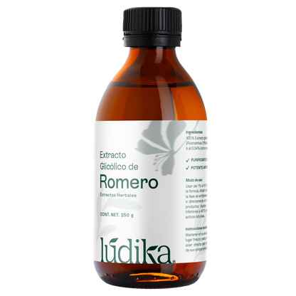 Extracto Glicólico de Romero | Facial, Capilar y Corporal | Activo Antioxidante, Purificante y Estimulante Capilar