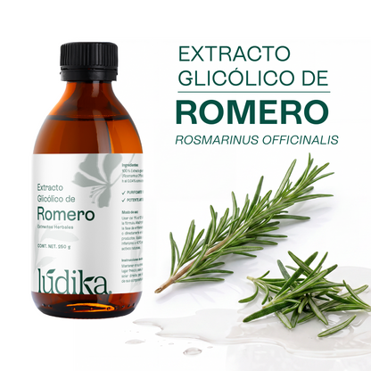 Extracto Glicólico de Romero | Facial, Capilar y Corporal | Activo Antioxidante, Purificante y Estimulante Capilar