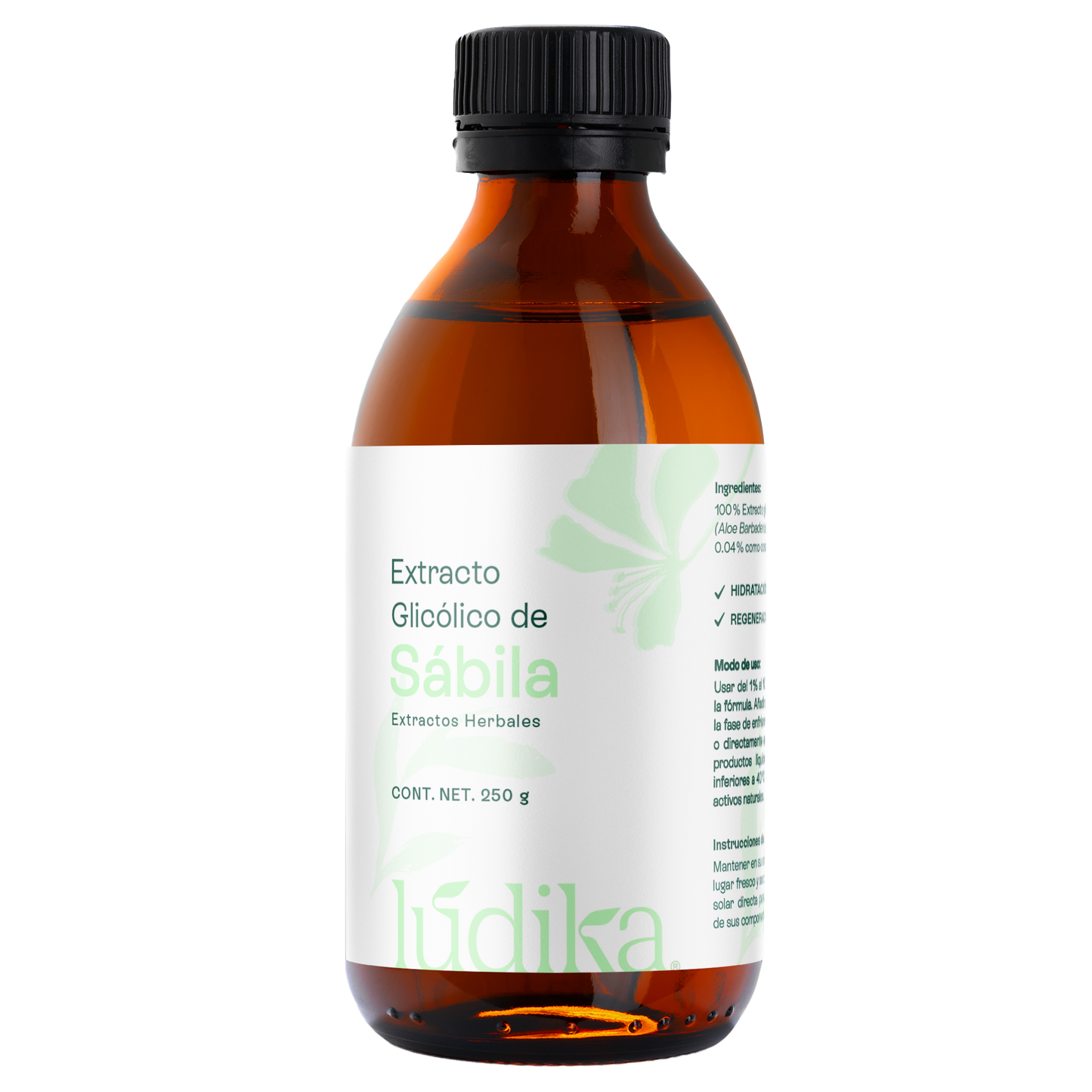 Extracto Glicólico de Aloe Vera | Facial, Corporal y Capilar | Activo Hidratante, Calmante y Reparador de la Piel