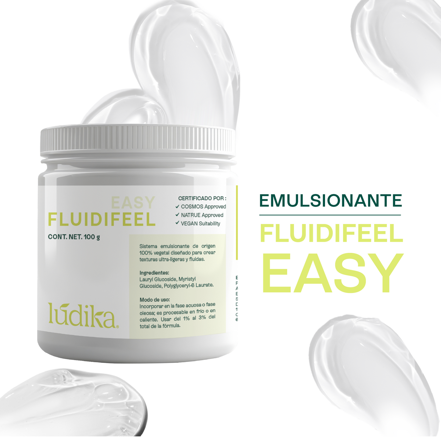 Fluidifeel | Emulsionante | Creador de Texturas Ultra-Fluidas y "Piel Desnuda"