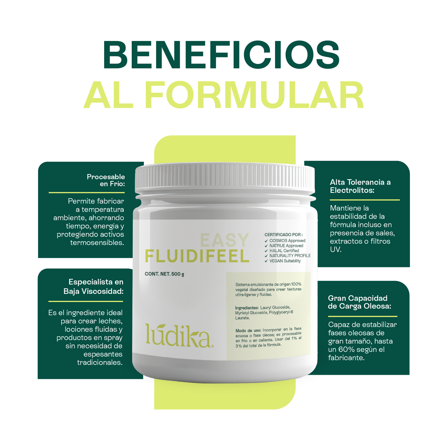 Fluidifeel | Emulsionante | Creador de Texturas Ultra-Fluidas y "Piel Desnuda"