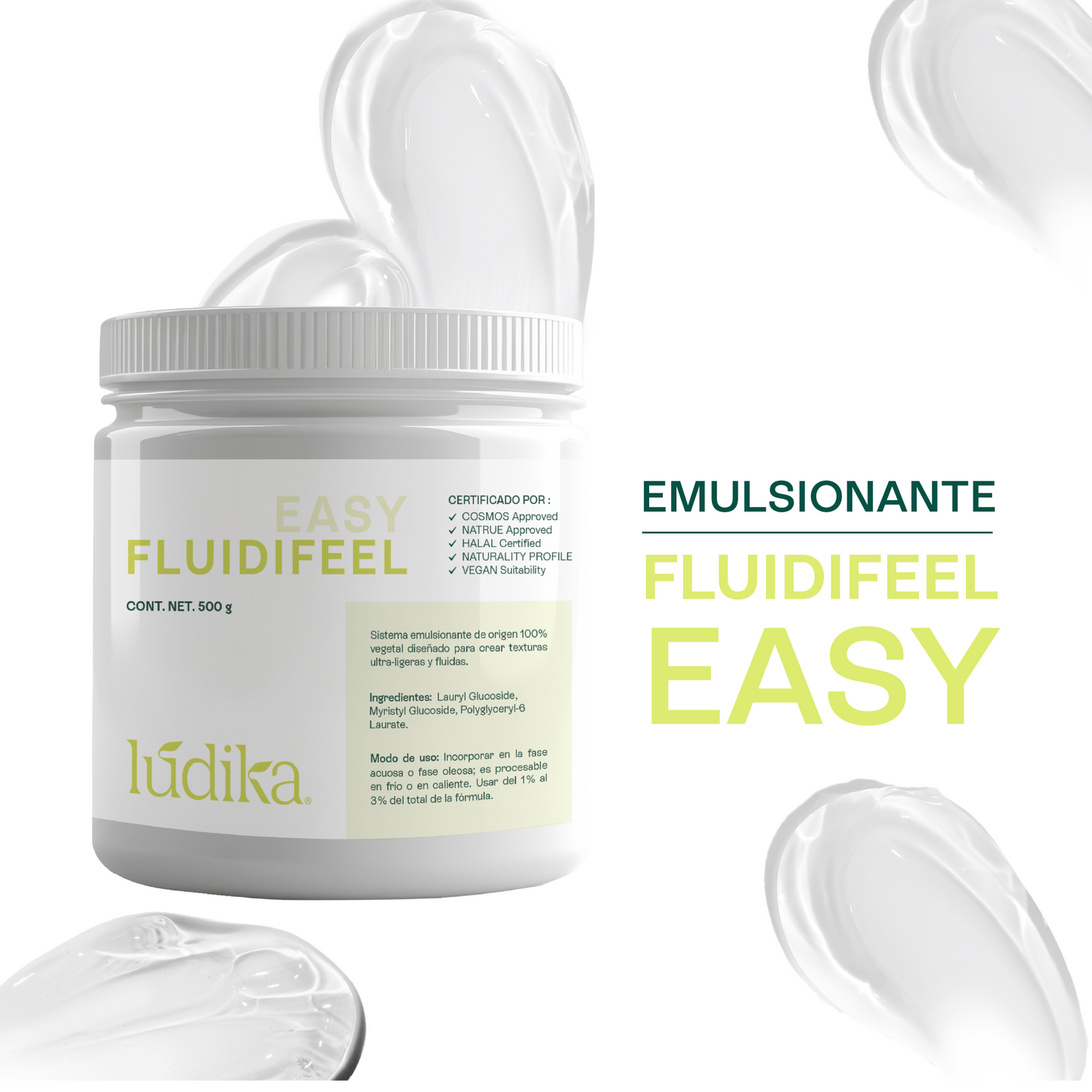 Fluidifeel | Emulsionante | Creador de Texturas Ultra-Fluidas y "Piel Desnuda"