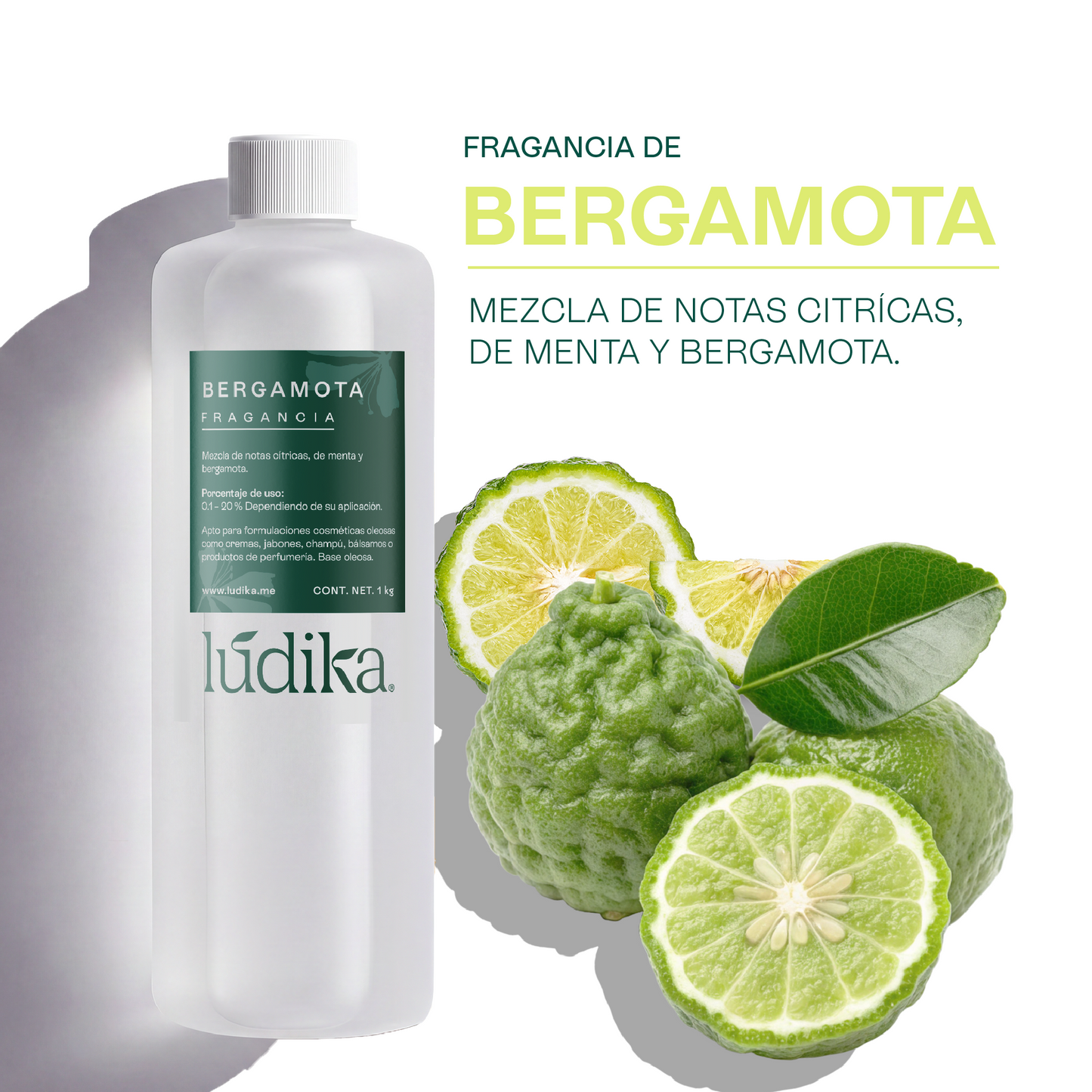 Fragancia de Bergamota Lúdika | Aroma Cítrico, Vibrante y Fresco