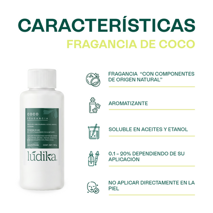 Fragancia de Coco | Aroma Dulce, Exótico y Tropical para tu Piel y Productos