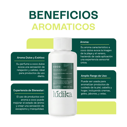 Fragancia de Coco | Aroma Dulce, Exótico y Tropical para tu Piel y Productos