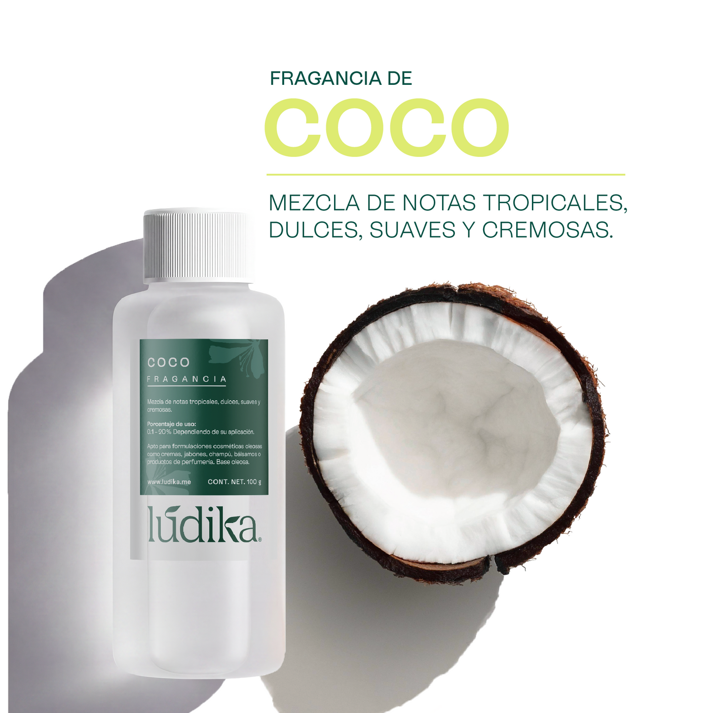 Fragancia de Coco | Aroma Dulce, Exótico y Tropical para tu Piel y Productos