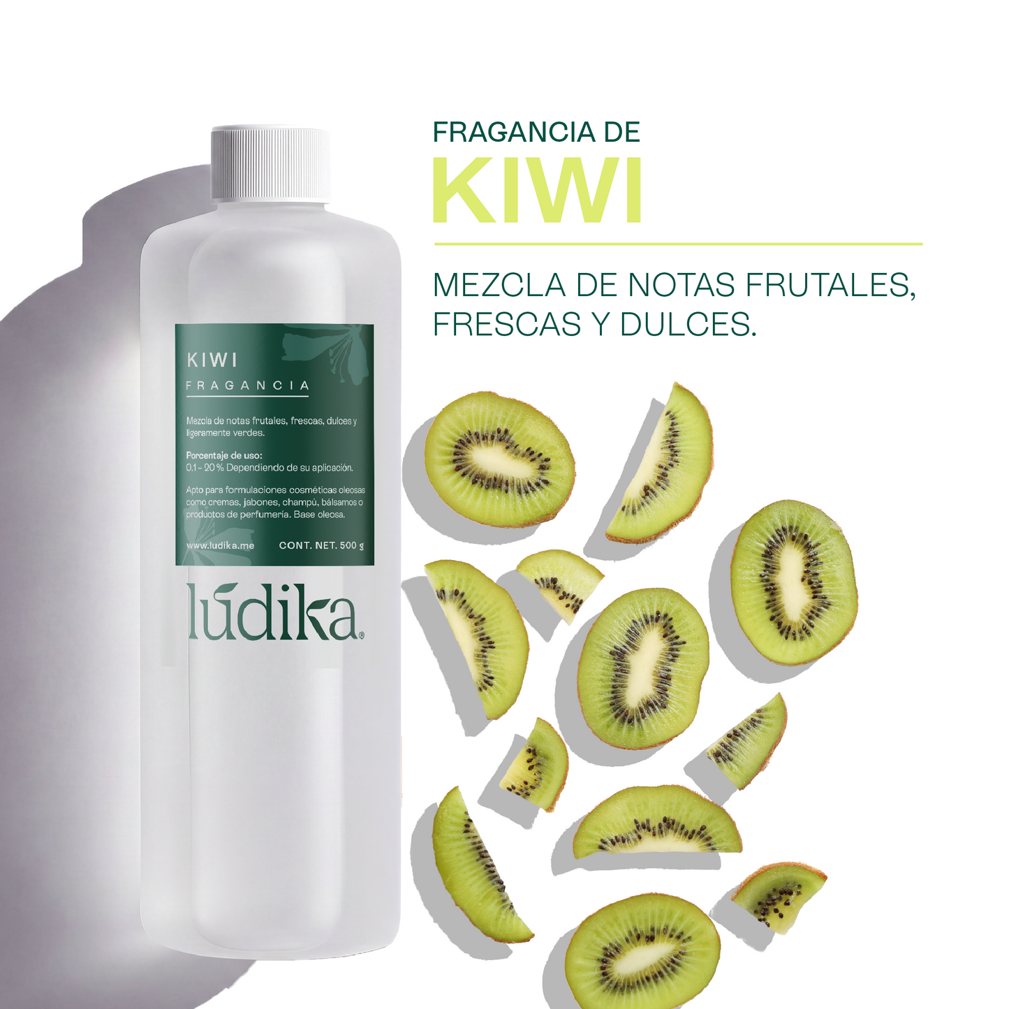 Fragancia de Kiwi | Aroma con Mezcla de Notas Frutales, Fresca, Dulce, Ligeramente Verde