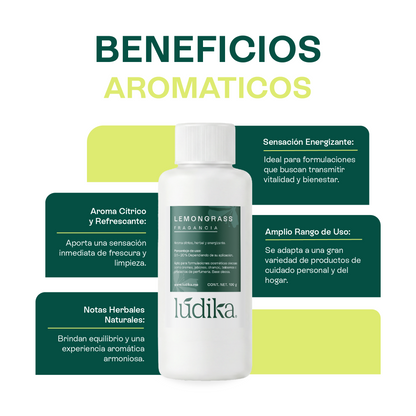 Fragancia de Lemongrass | Aroma cítrico, Herbal y Energizante