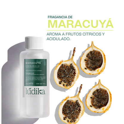 Fragancia de Maracuyá | Aroma a Frutos Cítricos, Acidulada.