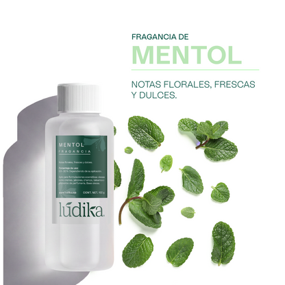 Fragancia de Mentol Lúdika | Aroma Fresco, Penetrante y Purificante