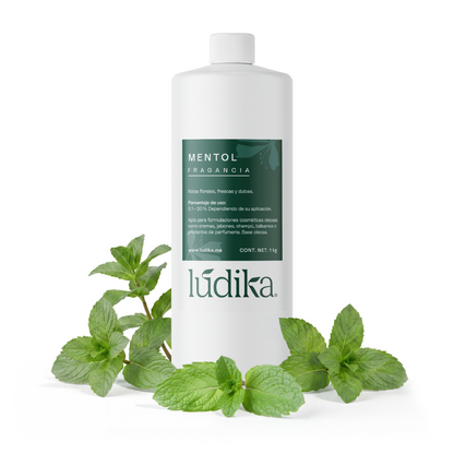 Fragancia de Mentol Lúdika | Aroma Fresco, Penetrante y Purificante