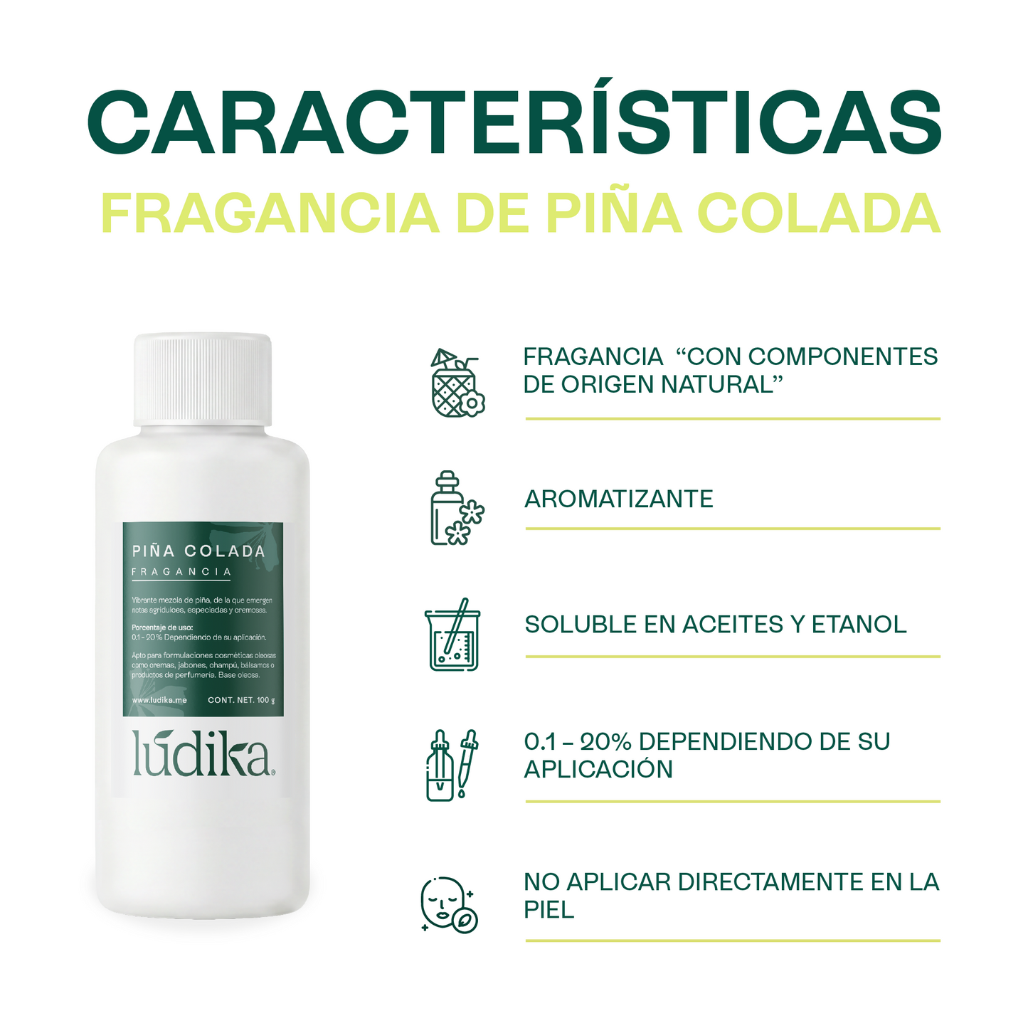 Fragancia de Piña Colada | Aroma con Mezcla de Piña, Notas Agridulces, Especiadas y Cremosas