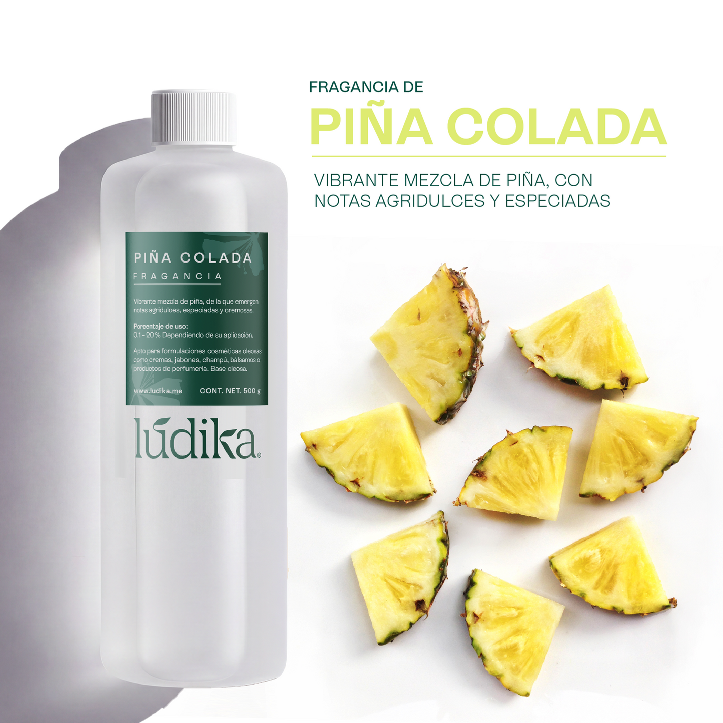 Fragancia de Piña Colada | Aroma con Mezcla de Piña, Notas Agridulces, Especiadas y Cremosas