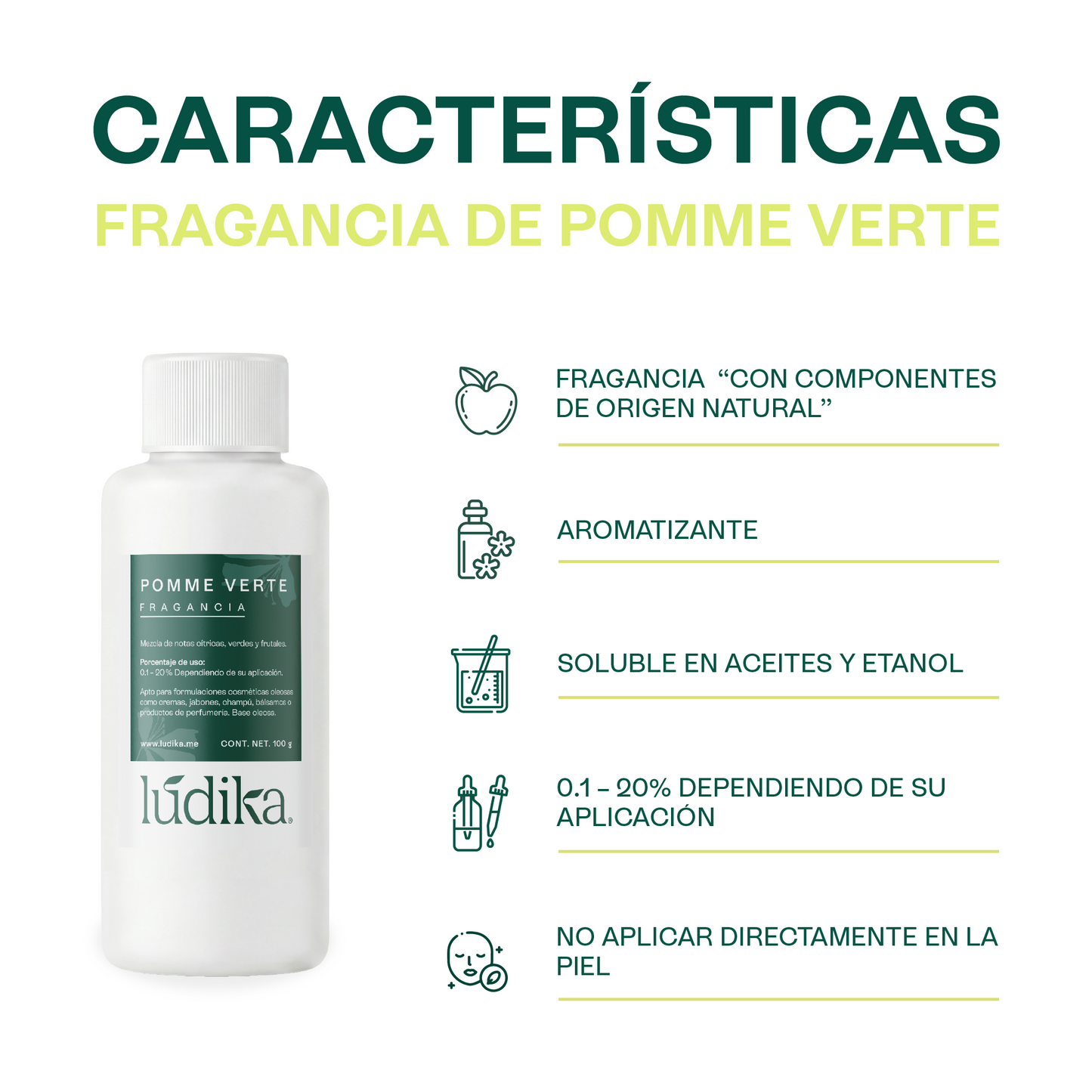Fragancia de Pomme verte | Aroma Frutal, Fresco y Crujiente