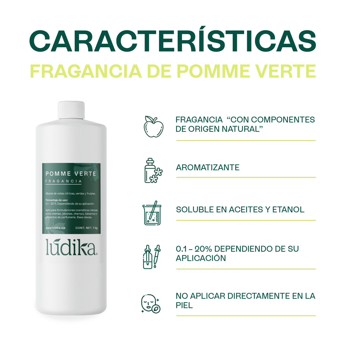 Fragancia de Pomme verte | Aroma Frutal, Fresco y Crujiente