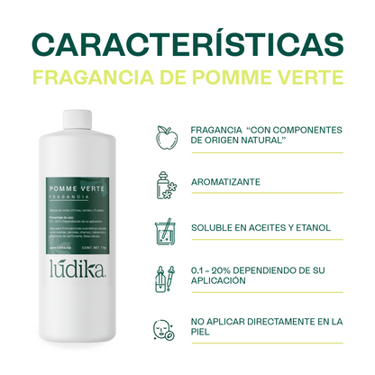 Fragancia de Pomme verte | Aroma Frutal, Fresco y Crujiente