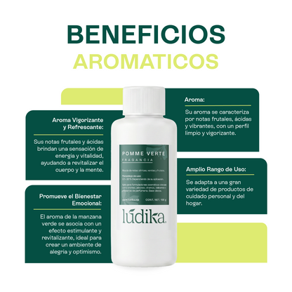 Fragancia de Pomme verte | Aroma Frutal, Fresco y Crujiente