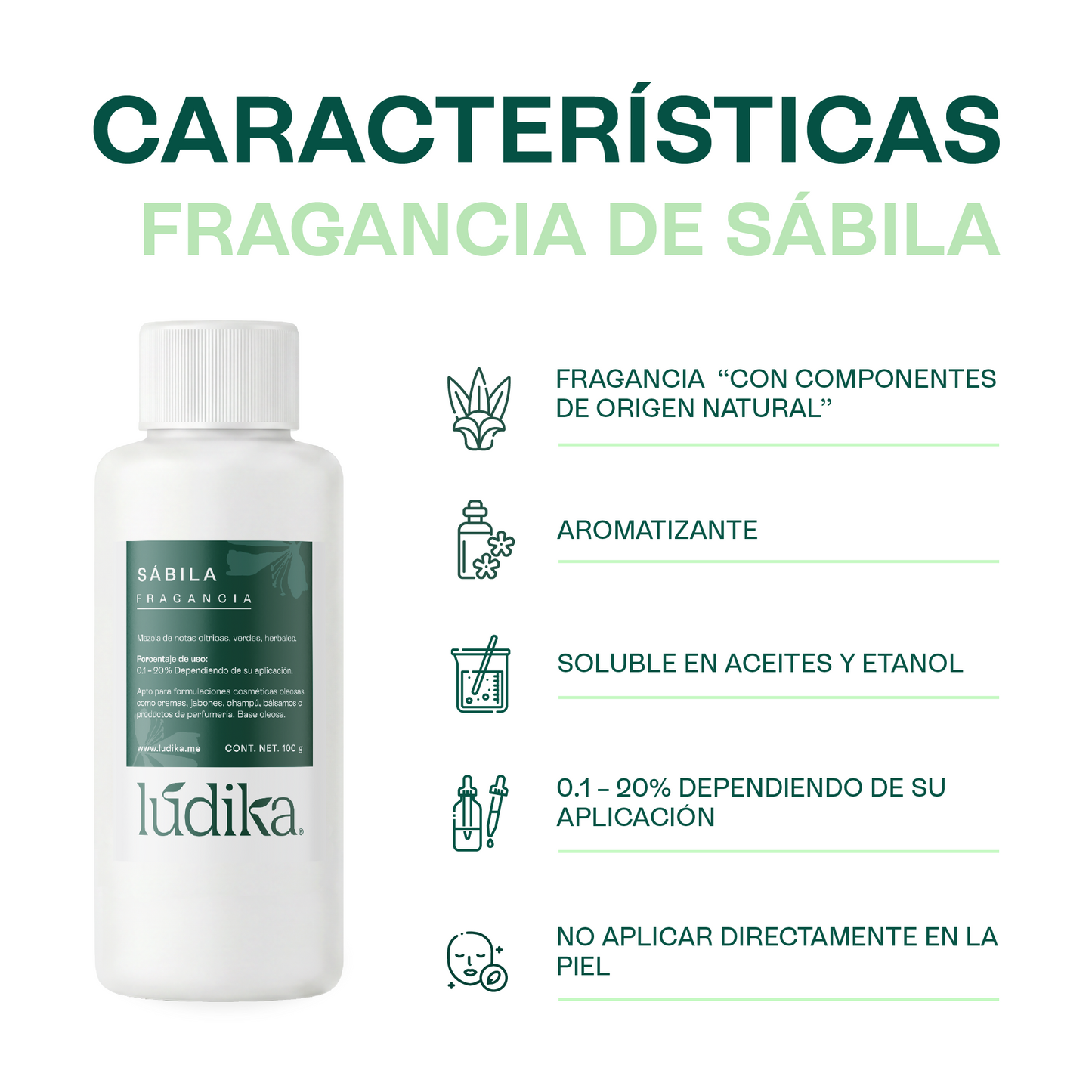Fragancia de Sábila | Aroma con Notas Cítricas, Verdes, Herbales.