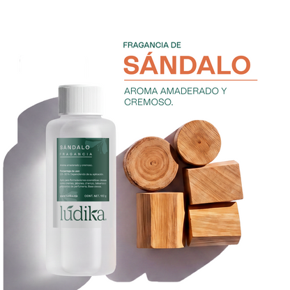 Fragancia de Sándalo | Aroma Cálido, Terroso y Relajante