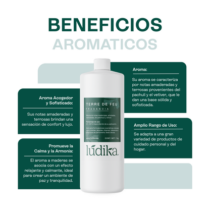Fragancia Terre de Feu | Aroma Amaderado, Terroso y Vibrante