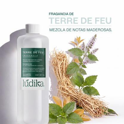 Fragancia Terre de Feu | Aroma Amaderado, Terroso y Vibrante