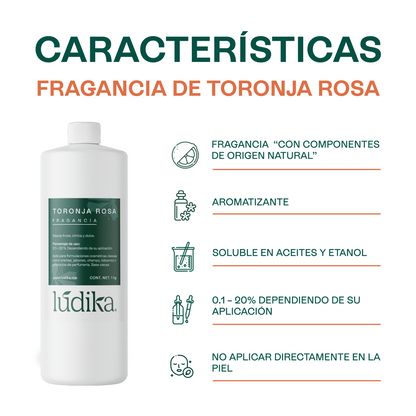 Fragancia de Toronja Rosa | Aroma Cítrico, Dulce y Revitalizante