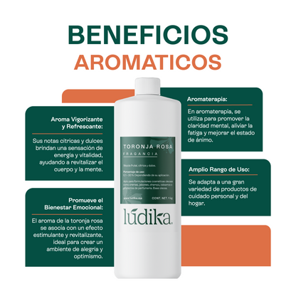 Fragancia de Toronja Rosa | Aroma Cítrico, Dulce y Revitalizante