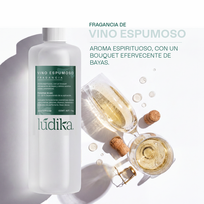 Fragancia de Vino Espumoso | Aroma Espiritoso Bouquet Efervescente de Bayas con Cálidos Acentos Dulces y Aromáticos